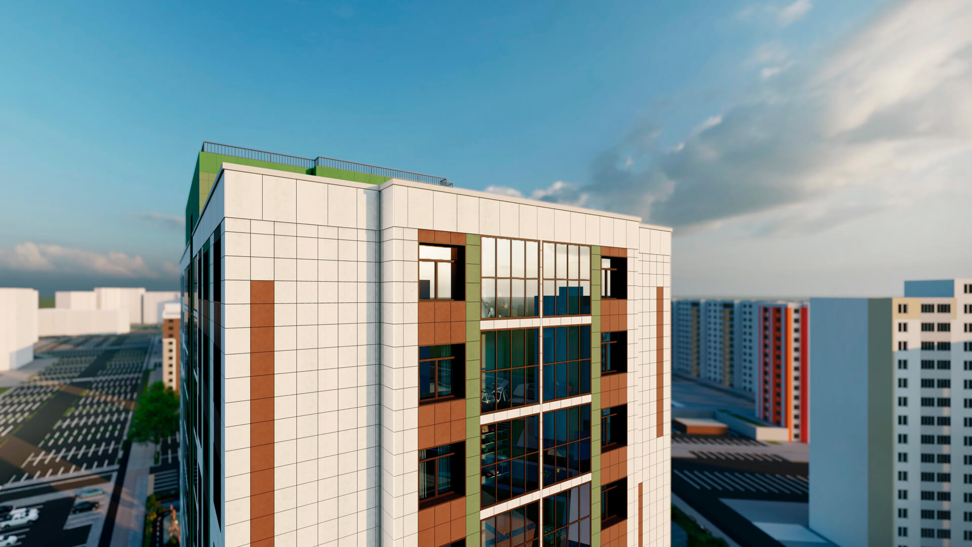 Окна в квартирах семейного квартала «Азбука» 