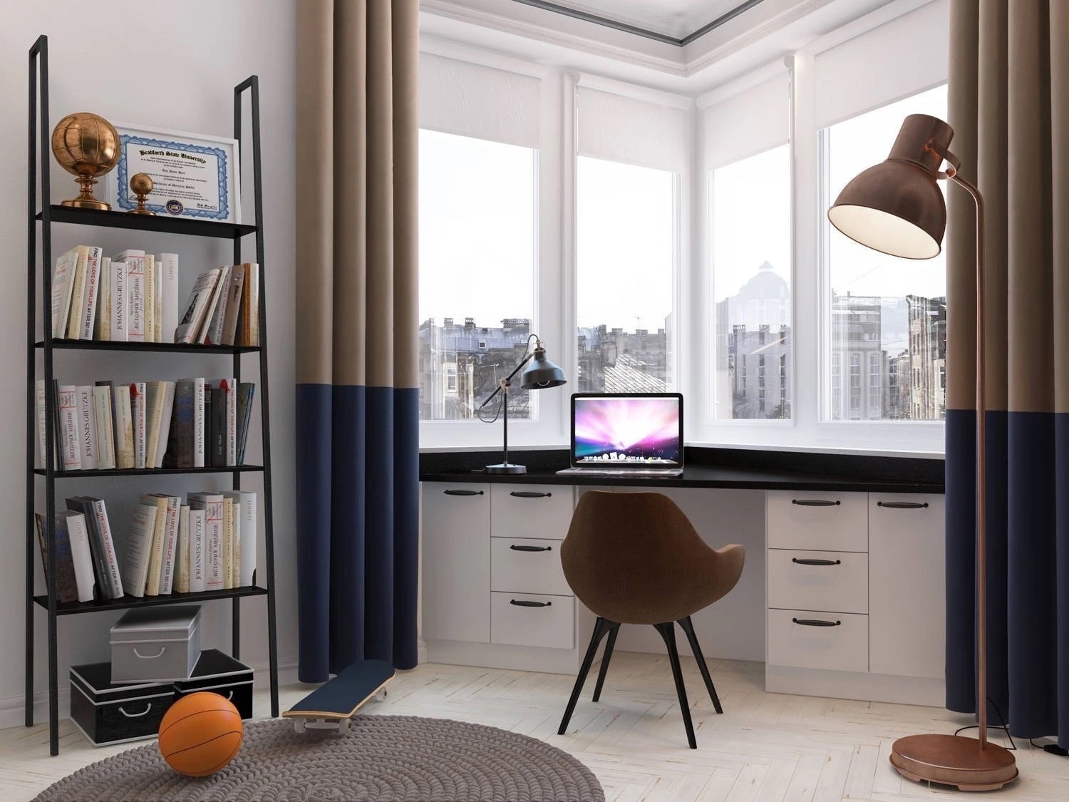 Угловые окна в «Бенуа»